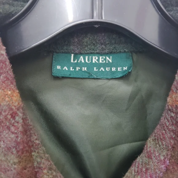 Lauren Ralph Lauren Front Zip Wool Jacket Size M - Picture 2 of 14